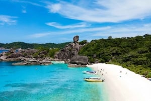 Phuket: Excursión de un día a la isla Similan en lancha rápida con comidas