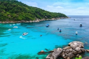 Phuket: Dagstur med hurtigbåt til Similan-øyene med lunsj