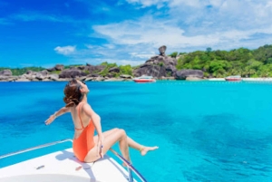 Phuket: Excursión de un día a las Islas Similan en lancha rápida con almuerzo