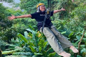 Phuket: Skyline Zipline Kamala e tour in quad
