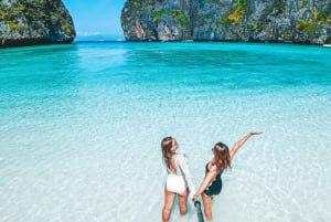 Phuket: Phi Phi, Maya Bay, Khai och snorklingstur med lunch