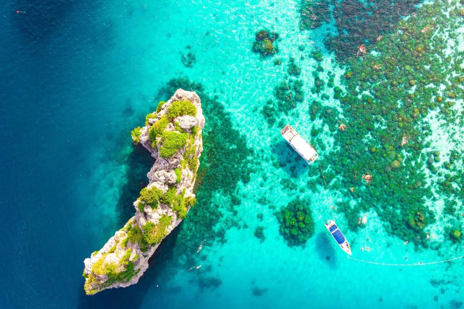 فوكيت: جولة بقارب سريع إلى كوه هاء وكوه روك مع الغوص السطحي