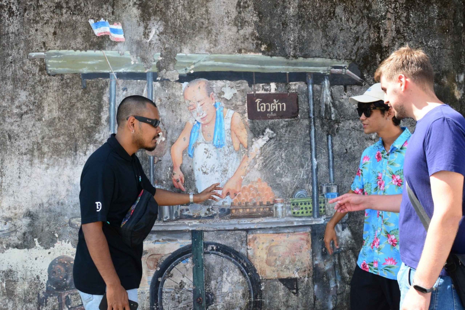 Phuket: Gamla stan morgon Street Art Walking Tour med lunch