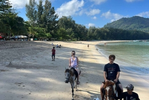 Phuket: Passeio a cavalo pela praia ao pôr do sol