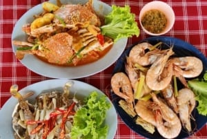 Phuket : Visite guidée avec coucher de soleil et dîner au marché aux fruits de mer