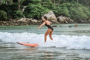 Phuket: Clases de surf para principiantes en la playa de Kata