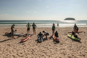Phuket: Clases de surf para principiantes en la playa de Kata