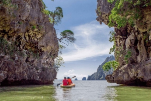 Phuket: Skymningstur i kanot till Panak & James Bond Island