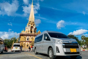 Phuket: Utsiktspunkt, Wat Chalong, Gamla stan Guidad tur