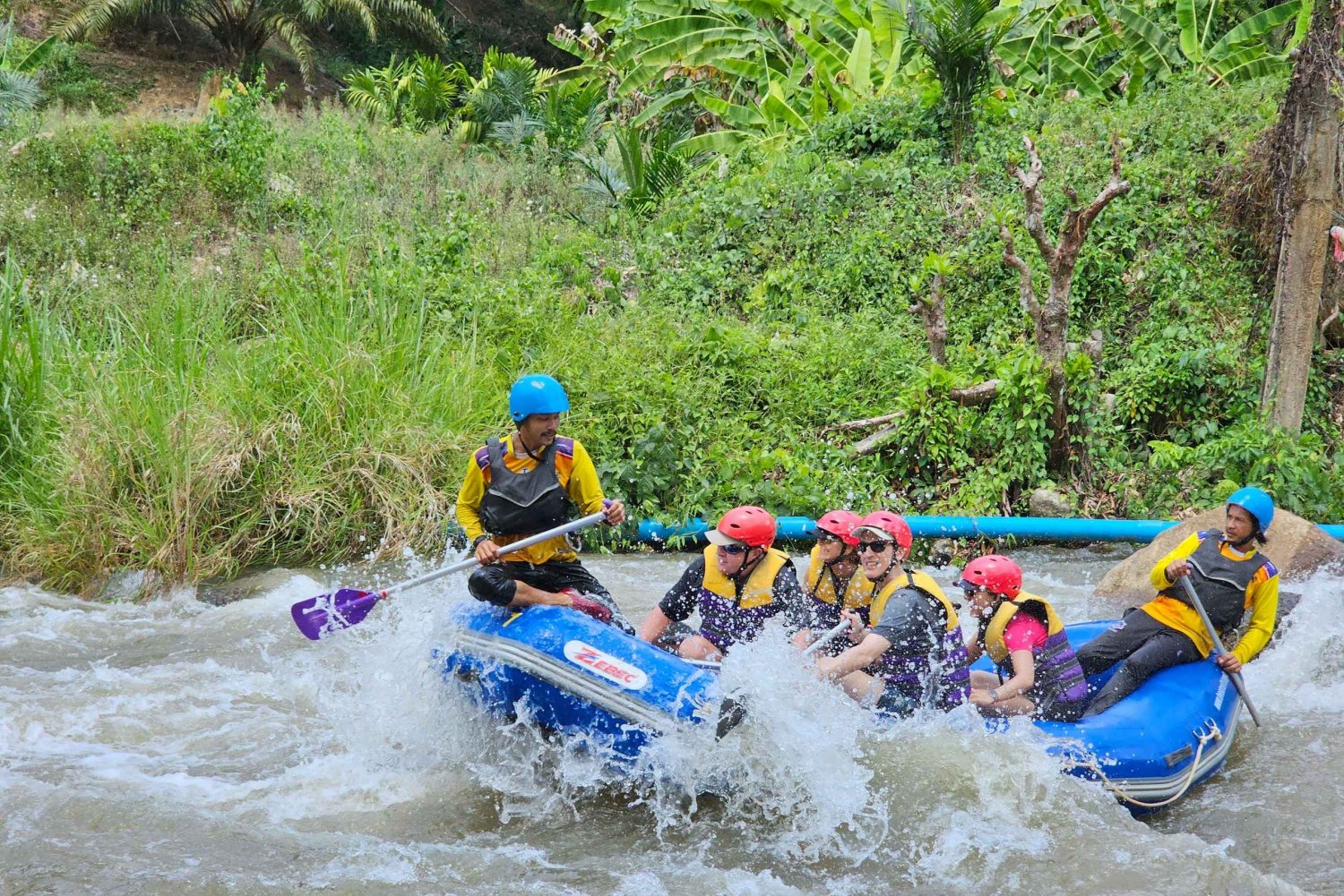 Phuket: White Water Rafting, ATV og zipline-eventyr