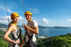 Phuket : Zipline+ATV By Erawan Patong Seaview Zipline