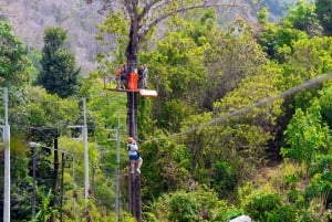 Phuket: Zipline Vliegen Hoger dan een Havik met ATV Optie