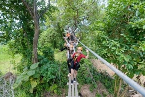 Phuket: Zipline Vliegen Hoger dan een Havik met ATV Optie