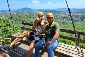Phuket: Zipline Vliegen Hoger dan een Havik met ATV Optie