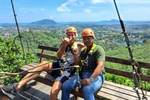 Phuket: Zipline-Fliegen höher als ein Falke mit ATV-Option