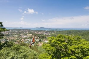 Phuket: Zipline-Fliegen höher als ein Falke mit ATV-Option