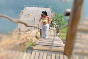 جولة خاصة بالسيارة في كوه تاو 8 وجهات نظر وشاطئ كوه تاو