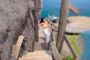 جولة خاصة بالسيارة في كوه تاو 8 وجهات نظر وشاطئ كوه تاو