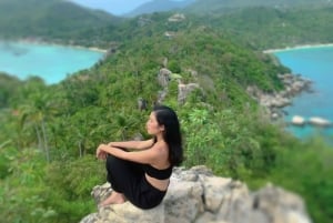 جولة خاصة بالسيارة في كوه تاو 8 وجهات نظر وشاطئ كوه تاو