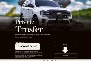 Privater SUV-Transfer: Einfacher Weg von Krabi nach Phuket