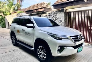 Taxi privé de l'aéroport HKT Phuket à l'hôtel Patong