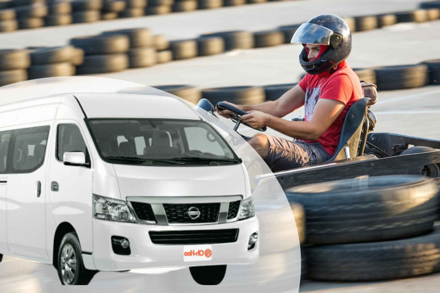 Trasferimento privato all'avventura di go-kart a Phuket