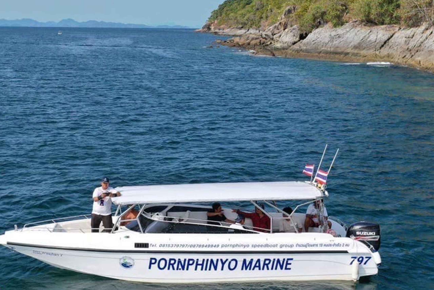 Privé VIP Speedboot Charter naar Phi Phi Eilanden