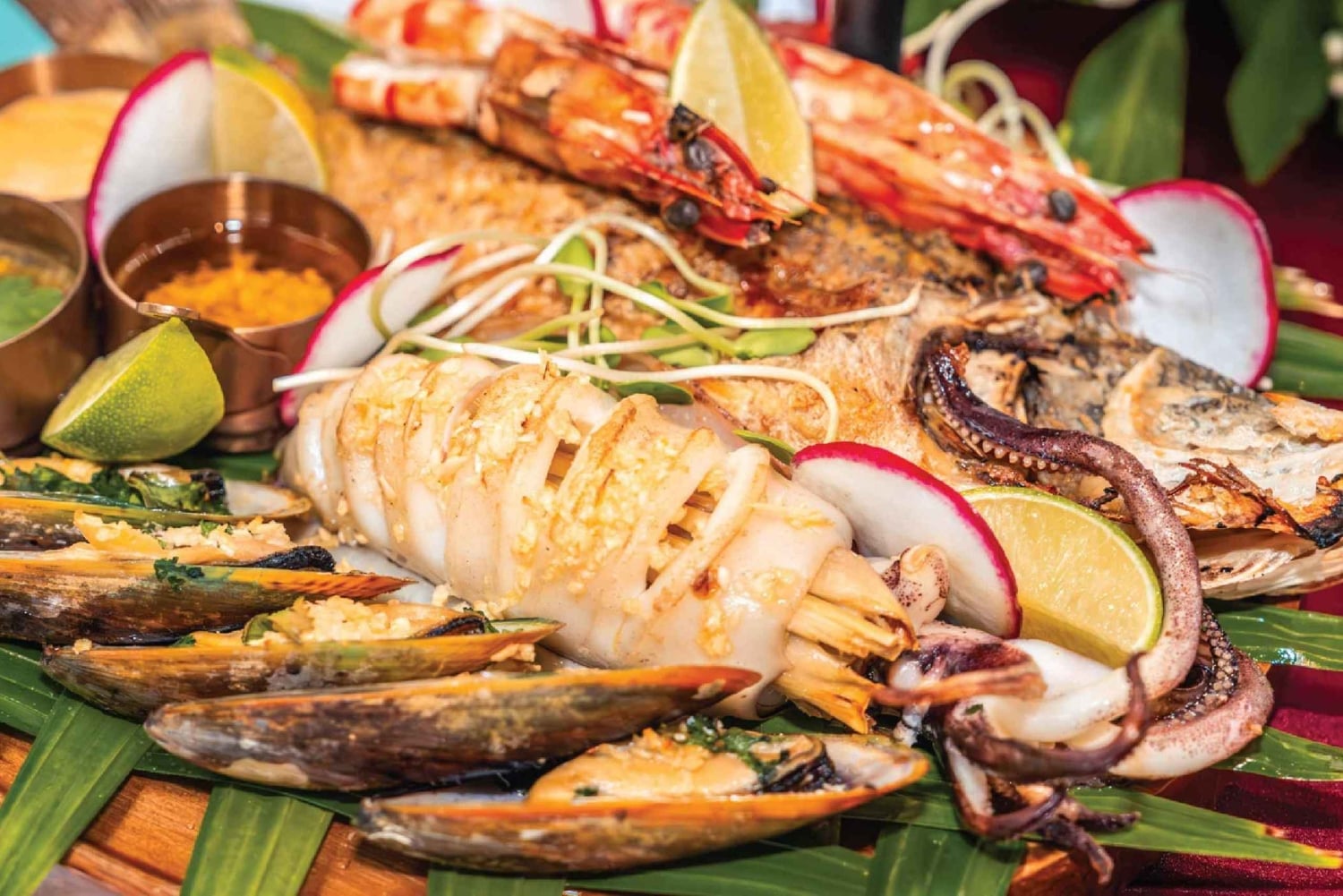 테라스 그릴의 씨푸드 타워