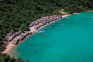 Surinöarna: Dagstur: Simning och snorkling
