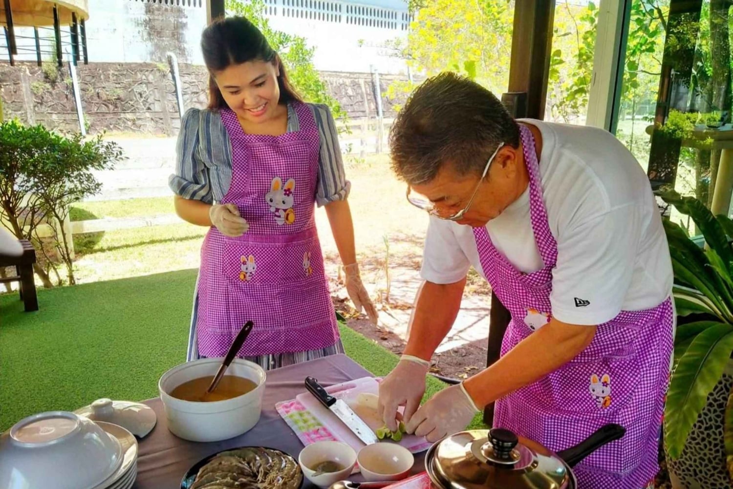 Cours de cuisine thaïlandaise et vie dans un sanctuaire naturel