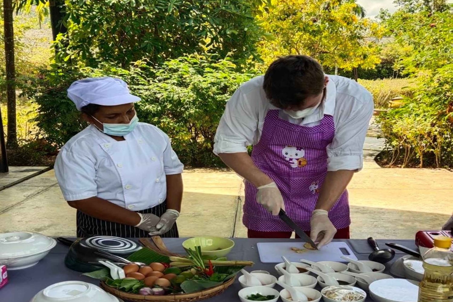 Cours de cuisine thaïlandaise et vie dans un sanctuaire naturel