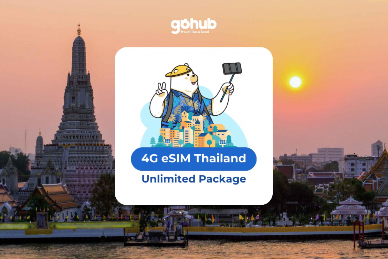 Thailand eSIM mit unbegrenzten Daten für 10 Tage: Flash Sale