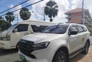 푸켓 공항에서 푸켓 내 목적지까지의 교통편.