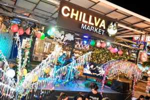 Phuket: ChillVa Market, näkymä Big Buddha, Wat Chalong ja vanhakaupunki