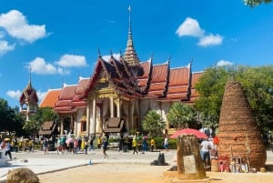 Phuket: ChillVa Market, näkymä Big Buddha, Wat Chalong ja vanhakaupunki