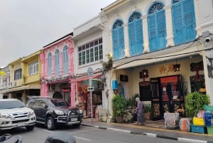 Phuket: ChillVa Market, näkymä Big Buddha, Wat Chalong ja vanhakaupunki