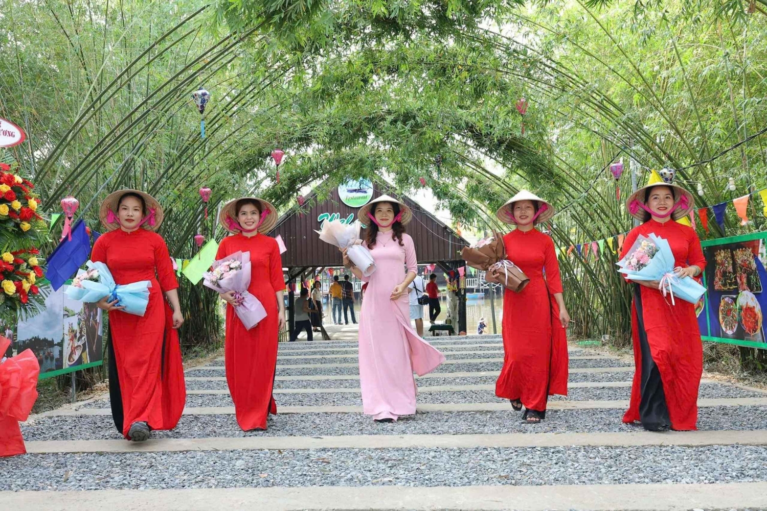 Bamboo Basket Boat Tour on Cua Can River,Phu Quoc