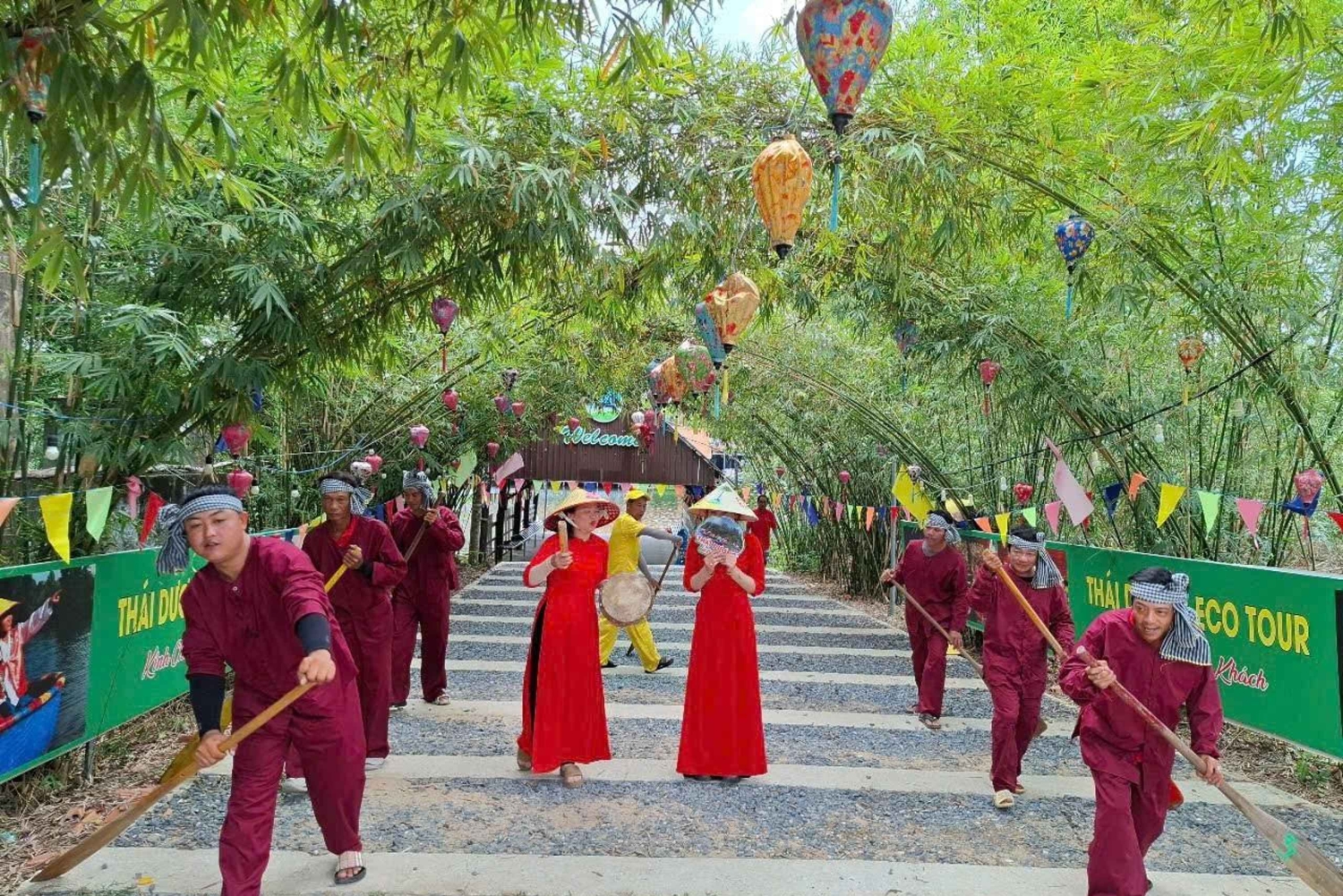 Bamboo Basket Boat Tour on Cua Can River,Phu Quoc