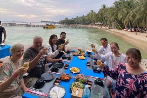 BBQ and sunset party on the island in Phu Quoc