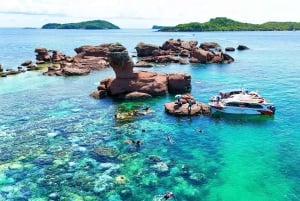 Phu Quoc: tour por 3 ilhas com teleférico e almoço buffet