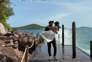 Tour de snorkel por las islas de Phu Quoc con teleférico y parque acuático