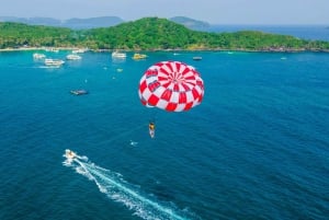 Phu Quoc: Kombi med parasailing, bananbåt, jetski og 3 øyer