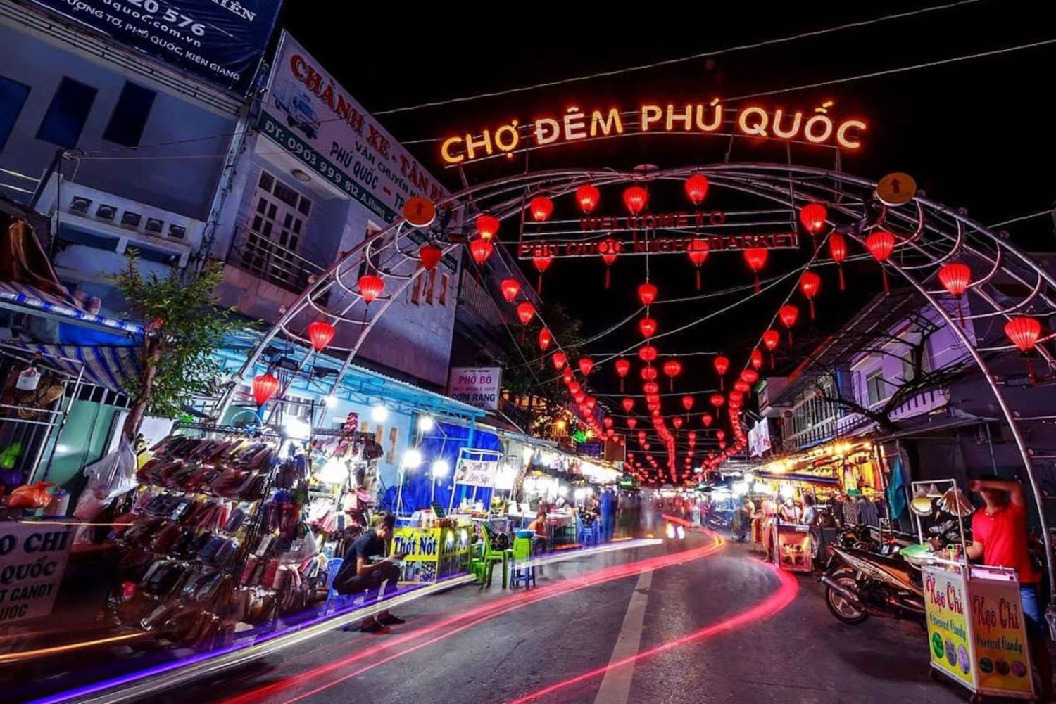 Phu Quoc: Privat street food-tur med motorcykel eller bil