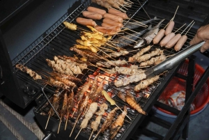 Phu Quoc: Privat BBQ och fyrverkeritur i solnedgången med träbåt