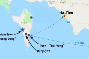 Phu Quoc : Transfert en bateau rapide depuis Ha Tien (billet économique)