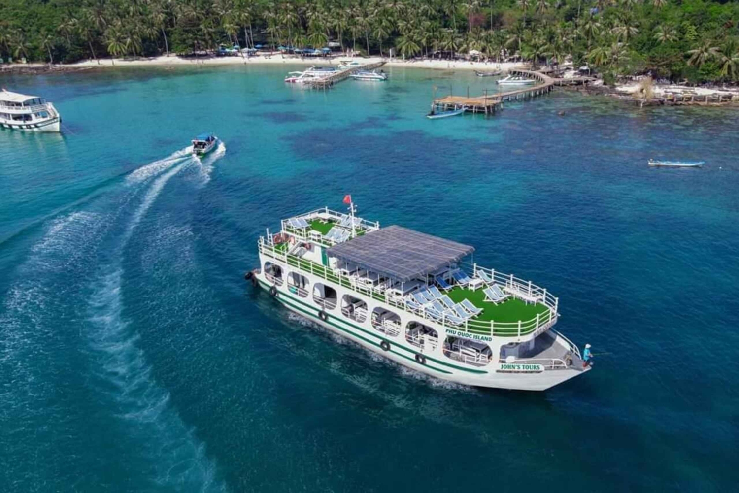 Phu Quoc Triple Island - snorkling och linbana