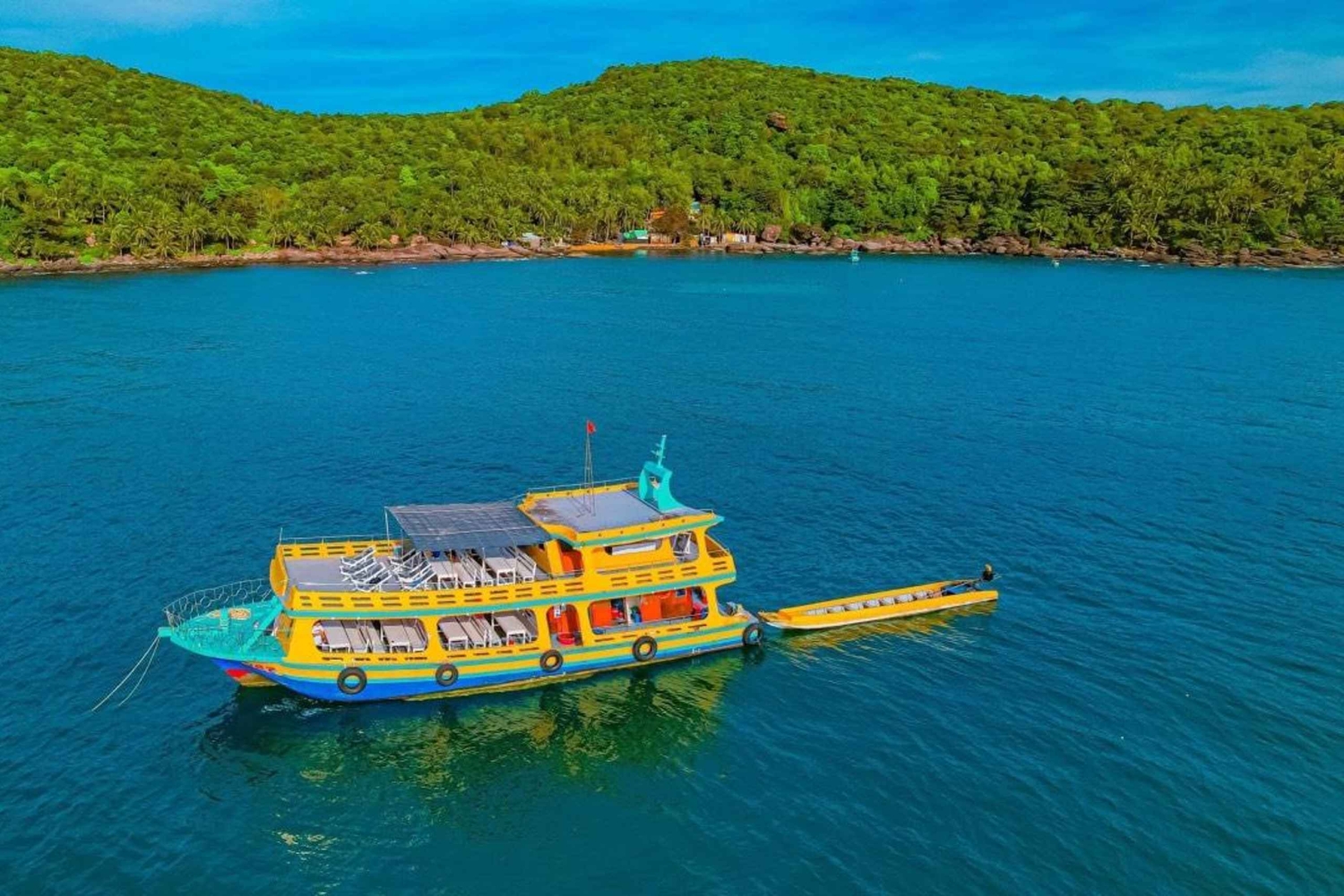 RedRiverTour-Discovery 3 öar, snorkling och fiske med båt