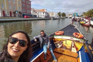 AVEIRO E COSTA NOVA: Private Ganztagestour mit Bootstour ab Porto