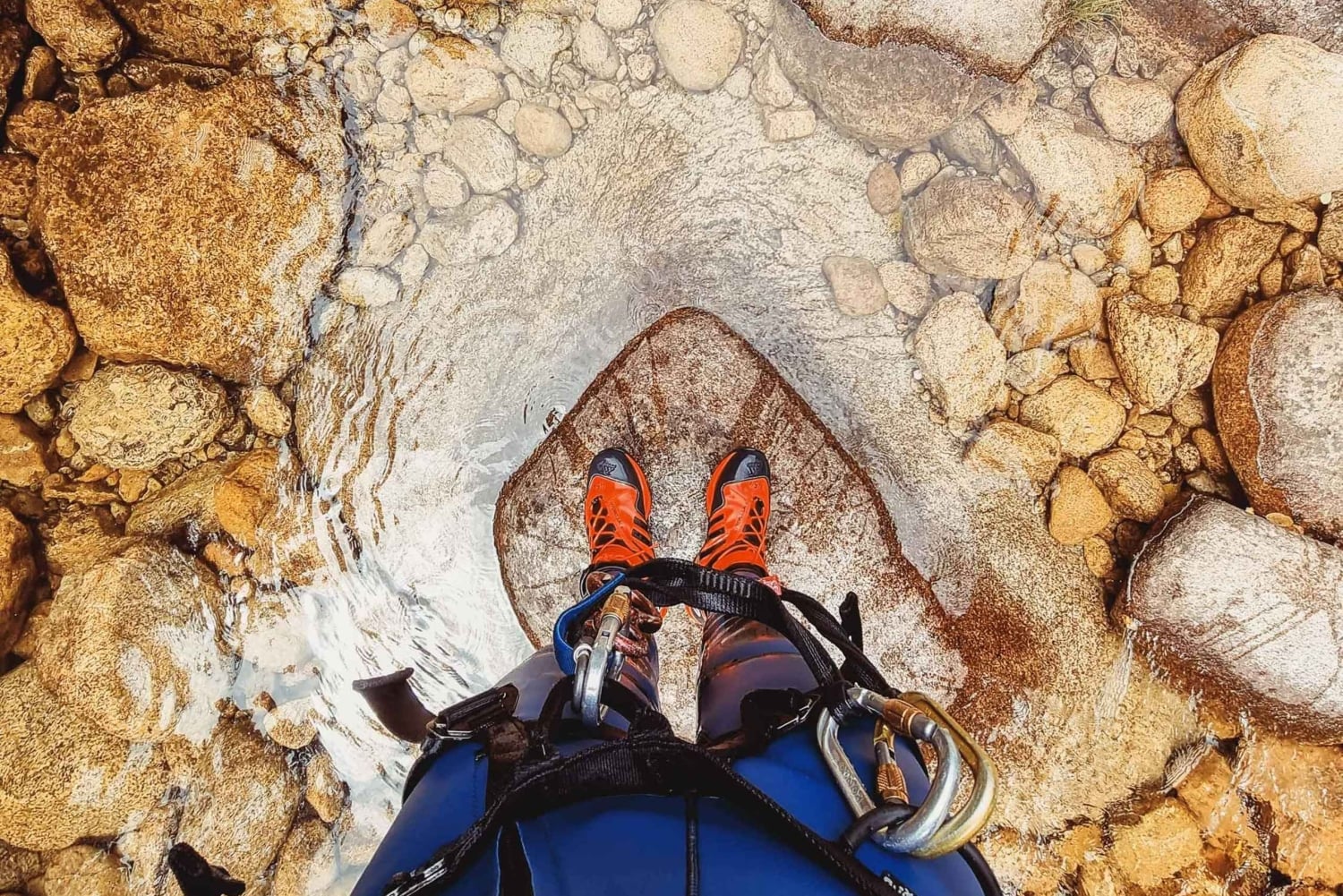 ジェレス国立公園でのキャニオニング