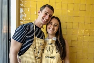 Visite du marché de Porto sous la direction d'un chef et cours de tapas portugaises + vin